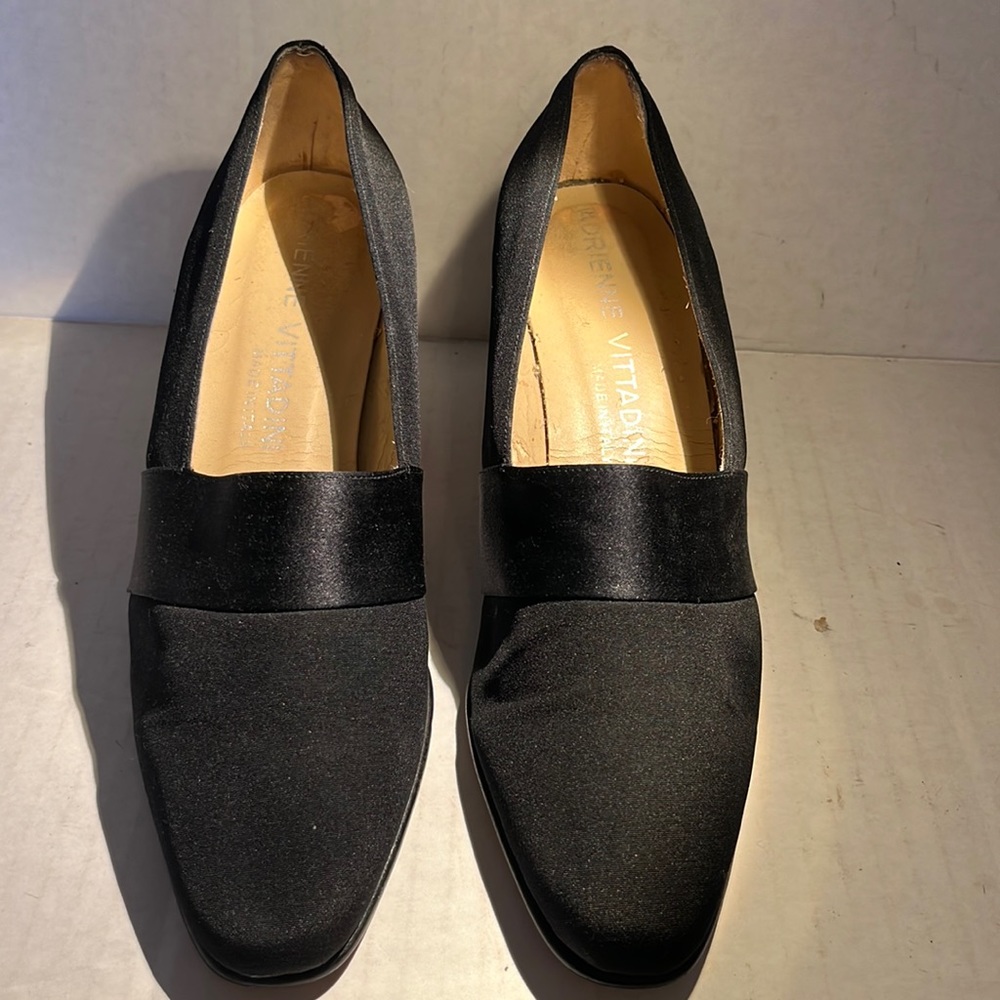 Adrienne Vittadini Womens Black Heels